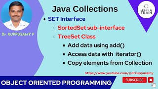67 TreeSet Class - SET and SortedSET Interfaces: Add and Access data