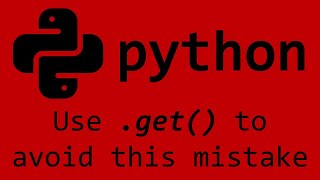 Use python get() dictionary function