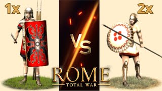 Can 2 x Militia Hoplites Beat Legionary Cohort in OG Rome: Total War?