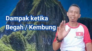 dampak dampak ketika ada begah dan kembung @AbdulRohman04