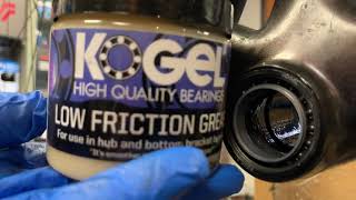 How to service Kogel Bearings Bottom Bracket  - creaking or creaky bottom bracket