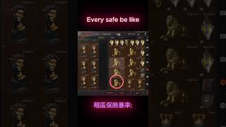 Every time you open a safe: 暗區開保險的出金機制: #arenabreakout #暗區遊戲日常