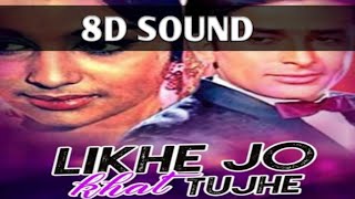 Likhe Jo Khat Tujhe - (8D Audio) | Sanam Puri | 8d songs | New song 2020