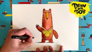 #DrawWithRob 3 Fred Bear