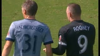 Wayne Rooney \u0026 Bastian Schweinsteiger in MLS 07/10/2018