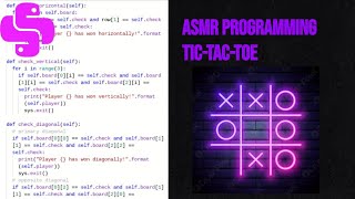 ASMR Programming - Tic-Tac-Toe - No Talking