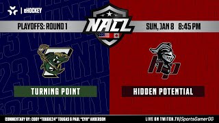 NACL Winter '23 Playoff HIGHLIGHTS | Turning Point vs. Hidden Potential - NHL 23 EASHL 6s Gameplay