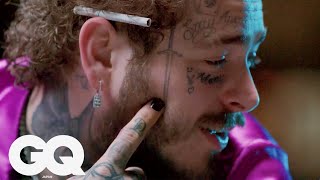 ポスト・マローン、顔面タトゥーを語る | Tattoo Tour | GQ JAPAN