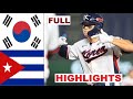 대한민국 vs 쿠바 하이라이트 14/11/2024 | WBSC 프리미어12 || 韓国 vs キューバ ハイライト & ホームラン