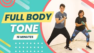 16 MIN TONING Workout •  Beginner-Friendly • Workout with MOM • Keoni Tamayo • Workout #183