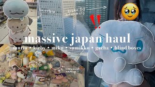 HUGE JAPAN HAUL 🛍️: blind boxes, sanrio, pokemon, sumikko and more! 75+ items!!! chill asmr unboxing