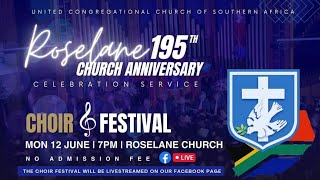 NAC Rosedale Congregation Choir performing at the 195th Roselane Anniversary Choir Festival