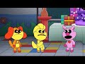 poppy playtime chapter 4 catnap s dad love his twin broher more than him cartoon animation