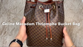 Celine Macadam Thriomphe Bucket Bag