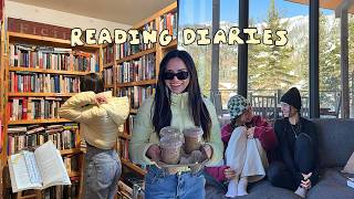 READING DIARIES ⭐️ | dream cabin reading trip, reading 3 books, & book shopping