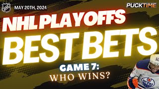 2024 NHL Playoffs Picks & Predictions | Edmonton Oilers vs Vancouver Canucks Game 7 | PuckTime 5/20