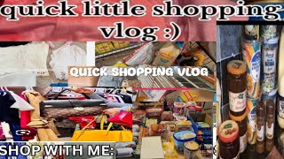 Quick little shopping vlog|||shop with me