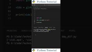 Finding Files With Glob | Python Tutorial