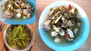 ต้มไก่บ้านใบมะขามอ่อน สูตรบ้านๆรสแซ่บ|เมนูบ้านๆรสชาติแซ่บๆ|kittipat กินง่ายอยู่ง่ายสไตล์บ้านๆ