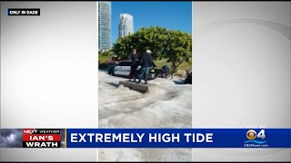 High Tide Surge On South Beach Sends 6 To The Hospital