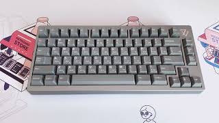 GMK ASCII unboxing \u0026 7V typing test