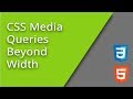 Media Queries Other Than Width
