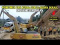 Hujan Deras Bukan Rintangan‼️Proyek Harus Selesai Tepat Waktu #excavator #batujomba