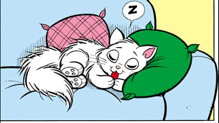 Magali e Mingau em "os 6 gatinhos" - Turma da Mônica - Quadrinhos