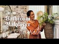 Bathroom Makeover Reveal | Thrifted Decorate With Me | Vintage Cottage