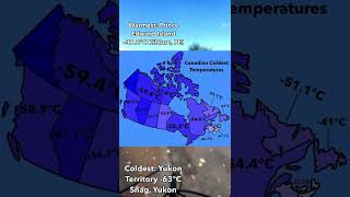 Coldest Temperatures In Canada