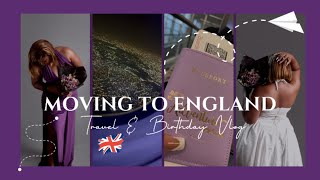 Moving to the UK solo | Travel Prep & Birthday Vlog