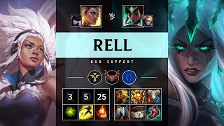 Rell Support vs Karma: Vision Controller - EUW Grandmaster Patch 14.23