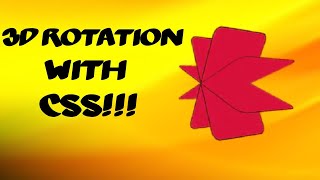 3D rotation effect using CSS