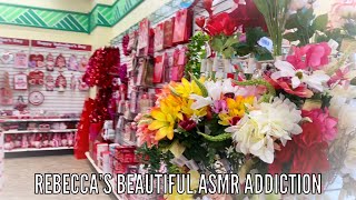 ASMR Shop with Rebecca! Dollar Tree \u0026 Dollar General (No talking version) Happy Valentines!