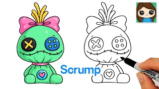 How to Draw Scrump Rag Doll Easy | Lilo & Stitch