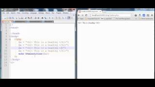 PHP- How To Add HTML Tags As String In PHP Code