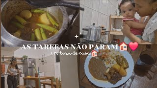 Fiz pirão de costela , organizei a cozinha e Ester tá uma mocinha 🏠❤️