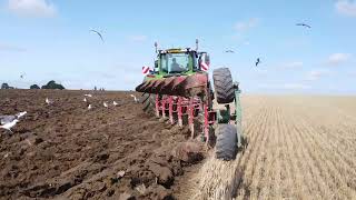 2x Fendt 724 Ploughing ┃Hitcham, Suffolk┃FarmFromSkies