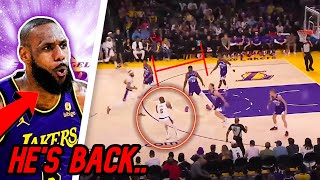 The Lakers Just Put the League ON NOTICE Heading into the Playoffs.. | Lebron HUGE Offensive Game!