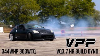 VPF 3.7HR 350z Dyno \u0026 Tune 344WHP 303WTQ