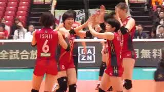 石井優希（ISHII Yuki）／石井ちゃんの後衛３分半詰め合わせ／2017 3 17　NEC×久光製薬　Ｖリーグ女子ファイナル（優勝決定戦）　東京体育館