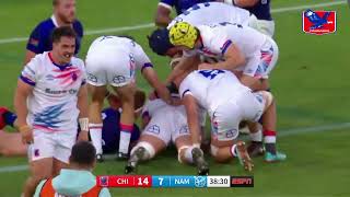 Chile vs Namibia RESUMEN (HIGHLIGHTS) [Rugby Test Match 12-08-2023] #LosCondores