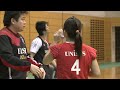 女子ダブルス準々決勝 栗原 篠谷 日本ユニシス vs 渡邉 田中 ＮＴＴ東日本 法政大学