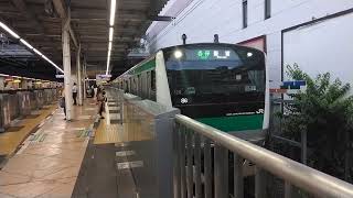 埼京線E233系7000番台ハエ129編成各停新宿行\u0026相鉄21000系21102編成各停湘南台行　二俣川駅