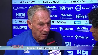 Spal - Pescara 1-2 Zeman: "Ok la vittoria ma non sono contento"