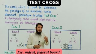 test cross class 12