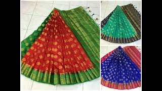 Double Colour Banarasi Silk Sarees || Amazing Saree Fashions || Stylish Trends