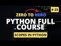 Variable Scope | Understanding the LEGB rule and global/nonlocal statements | Python Course 2023