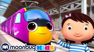 Best Trains Songs for Kids | Little Baby Bum | Trains for Children | Train Song | Moonbug for Kids