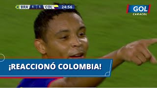 Colombia vs. Brasil: gol de Luis Fernando Muriel, para igualar 1-1 el encuentro